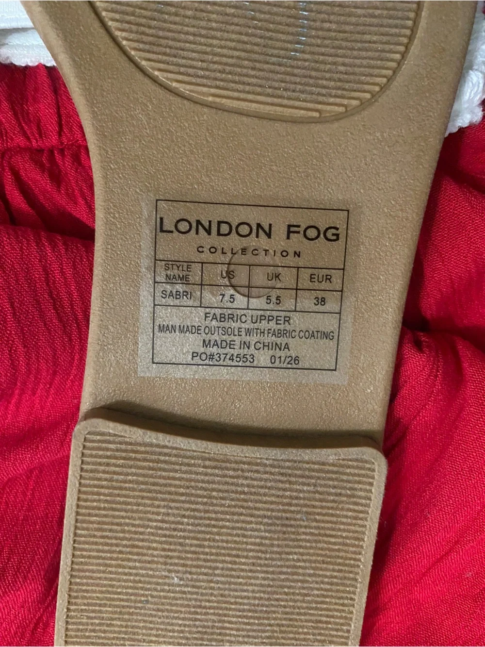 London Fog White Sandals w/ Lace Details